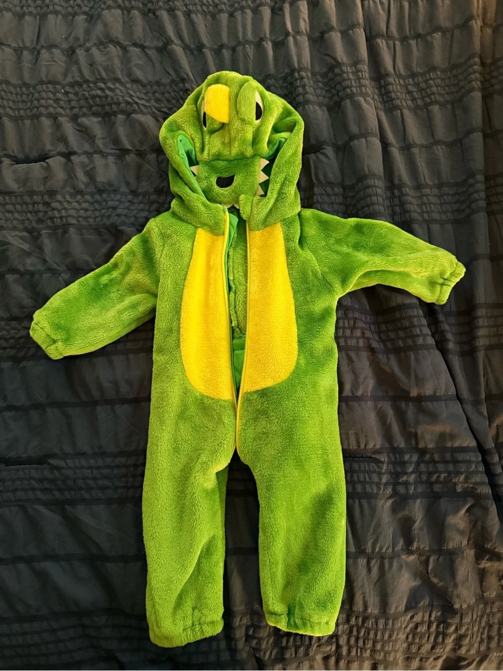 Green Plush Dinosaur Hooded Costume 12-18 months